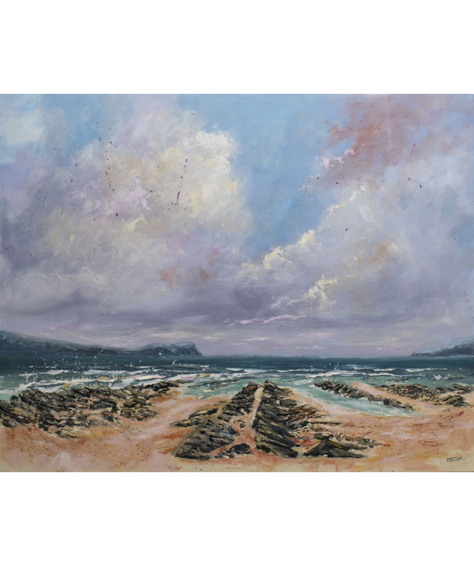 Brough of Birsay Orkney Islands -Original -  Acrylics on Canvas  50 x 40 Inches